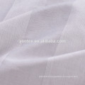 white 100% cotton sateen stripe fabric for hotel use